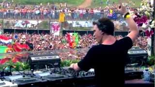 Hardwell  Spaceman vs Somebody that I used to Know Live Tomorrowland 2012 [upl. by Resa]