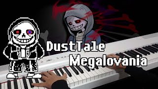 Undertale AU Dusttale  quotMegalovaniaquot The Murder Murder sans Theme Piano Cover [upl. by Nyletac950]