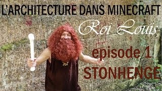 larchitecture dans minecraft  ep1  Stonehenge  spécial 100k [upl. by Engelhart]