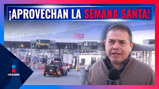 Así la salida de vacacionistas en la MéxicoCuernavaca  Noticias con Francisco Zea [upl. by Lorelle897]