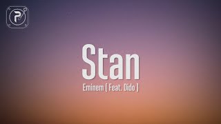 Eminem  Stan Lyrics ft Dido [upl. by Adnohryt]