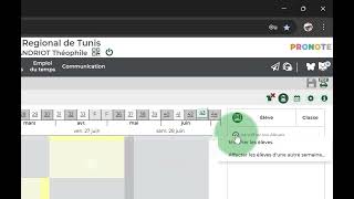 Microtuto  Inscrire des élèves dans un cours à effectif variable sur Pronote [upl. by Clauddetta]