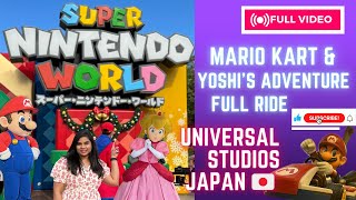 Experience Super Nintendo World at Universal Studios Japan  MarioKartampYoshis Adventure Full Ride [upl. by Landes]