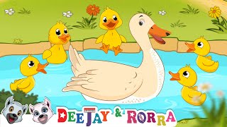 5 little ducks song Five little ducks  Number song Counting nursery rhymes  Deejay and Rorra [upl. by Mack256]