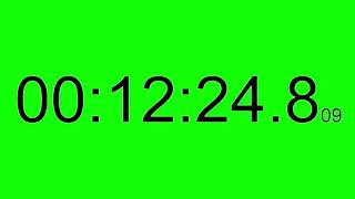 1 jam Stopwatch Green Screen  1 Hour Stopwatch Green Screen  FREE USE [upl. by Gamber305]