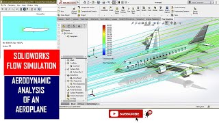 ⚡ Solidworks Flow Simulation  Aerodynamics Analysis Solidworks  Lift Force in Solidworks [upl. by Hoye]