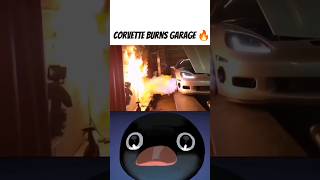 Corvette burns garage ✈️  Sonicexe Phonk Edit  corvette caredit supercars [upl. by Caassi]