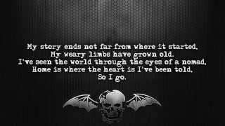 Avenged Sevenfold  Coming Home Lyrics on screen Full HD [upl. by Cerellia]