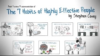 THE 7 HABITS OF HIGHLY EFFECTIVE PEOPLE BY STEPHEN COVEY  ANIMATED BOOK SUMMARY [upl. by Elburr]