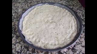 Masa de pizza casera con levadura fresca [upl. by Clotilda835]