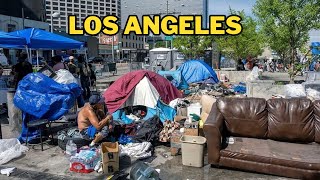 El lugar más PELIGROSO en Los Angeles  Indigentes y Pobreza están ACABANDO con Los Angeles [upl. by Jones]