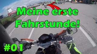 MEINE ERSTE FAHRSTUNDE  MotoVlog 01 [upl. by Bernarr]