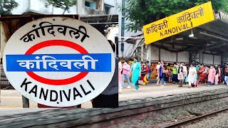 Kandivali Railway Station Mumbai Western Railway Line [upl. by Azarria]