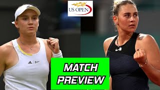 Elena Rybakina vs Marta Kostyuk  2023 US Open Round of 128  Match Preview [upl. by Comptom]