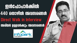 440 JOBS IN INFOPARKFRESHERS amp EXPERIENCEDMEGA WALK IN INTERVIEWCAREER PATHWAYDrBRIJESH JOHN [upl. by Sdlonyer]