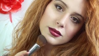 Make up tutorial per PELLE CHIARA con labbra borgogna con IDUN minerals  Erikioba [upl. by Jacquelyn]