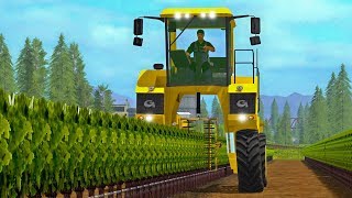 PRUNING amp SPRAYING GRAPES in the Vineyard  Farming Simulator 17 [upl. by Odradlig]