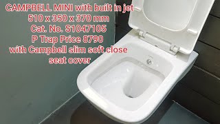 Best wall hanging EWC seat with built in jet वॉल हंग सीट विद जेट cera sanitaryware [upl. by Mel]