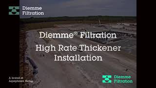 HighRate Thickener Installation [upl. by Kele]