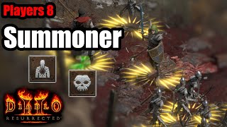 Endgame Summoner Necromancer Build Showcase Diablo 2 Resurrected [upl. by Aramaj]