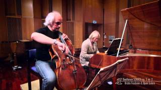 Beethoven SONATA opus 5 no 2 fortepiano and cello [upl. by Inttirb]