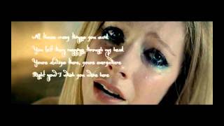 Avril Lavigne  Wish you were here  Lyrics HD [upl. by Esenwahs]