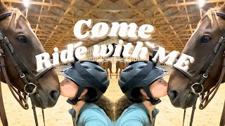 HORSE RIDING VLOG  GoPro Horse Riding Lesson [upl. by Notsnhoj]