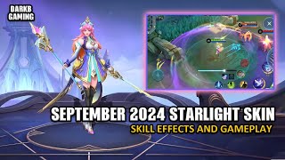 September 2024 Starlight Skin Skill Effects and Gameplay  Mobile Legends [upl. by Niarbo]