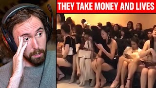 Chinas Gold Digger Industry More Than Money They Take Lives  Asmongold Reacts [upl. by Ahrat]