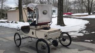 1901 Curved Dash Oldsmobile Replica Merry Olds [upl. by Ekenna]