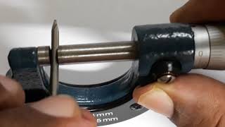 HOW TO USE A MICROMETER SCREW GAUGE IN URDU HINDI [upl. by Nnaihs131]