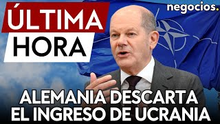 ÚLTIMA HORA  Alemania descarta un ingreso próximo de Ucrania a la OTAN quotNi siquiera en 30 añosquot [upl. by Natassia]