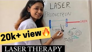 Laser Therapy in physiotherapy  electrotherapy  production  Types  PART 12 [upl. by Airamesor]