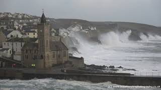 Storm Ciara Hits Porthleven [upl. by Edgardo]