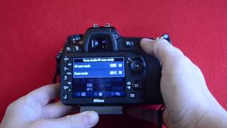 AF Auto Focus on the Nikon D7200 [upl. by Ativet]