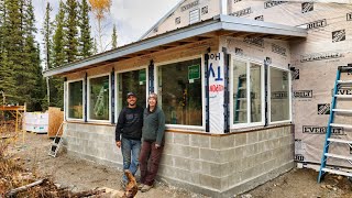 Rafters Roofing amp Installing Windows  DIY Seed Room Build [upl. by Macguiness]