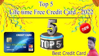 Top5 Life time FREE Credit card  2022 full details in TamilTechandTechnics [upl. by Fayina]