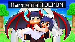 Married to a DEMON in Minecraft [upl. by Adnoluy]