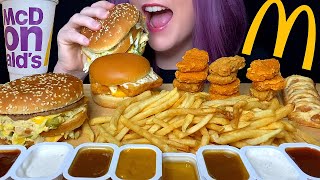 ASMR MCDONALD’S MUKBANG NO TALKING BIG MAC  FILETOFISH [upl. by Baird]