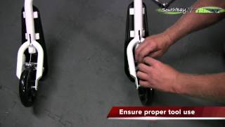 Trikke How to Adjust Scrub Brake Pads [upl. by Eitten]