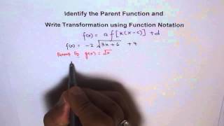 How To Write Transformation In Function Notation [upl. by Errecart]