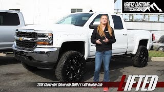 2018 Chevrolet Silverado 1500 LT  4D Double Cab LIFTED│ Krietz Auto [upl. by Nauqyt]