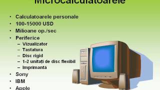 Clasificarea calculatoarelor Paragraful 22 Informatica clasa a7a [upl. by Darnell]