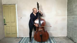 Derek Bourgeois  Fantasy no 5 for Double Bass  David Stark [upl. by Hebner886]