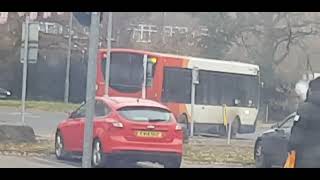 Here is the stagecoach bus 36838 on the number 3 in Frimley Park Hospital Saturday 4 December 2023 [upl. by Anitsirc700]