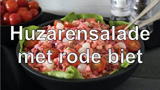 Huzarensalade met rode biet [upl. by Fattal]