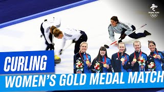 Curling  Womens Gold Medal Match  Full Replay  Beijing2022 [upl. by Maclay]