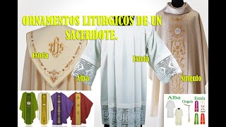 ORNAMENTOS SACERDOTALES  CATOLICOS NTV [upl. by Ahsilaf904]