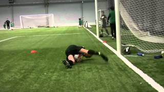 Målvaktsträning Hammarby IF FF Elit Goalkeeper training footballsoccer [upl. by Albertine739]