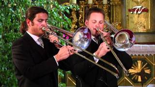 Wiener Posaunenquartett  Brass Festival 2008  Locus Iste  Full HD [upl. by Skillern]